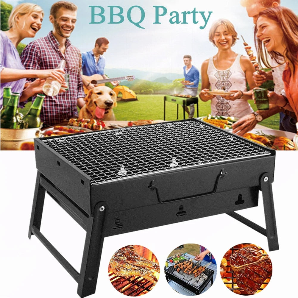 🔥 Parrilla Plegable Portátil – Asados Perfectos en Cualquier Lugar! 🍖✨-Pide Y Paga En Casa + Envío Gratis.