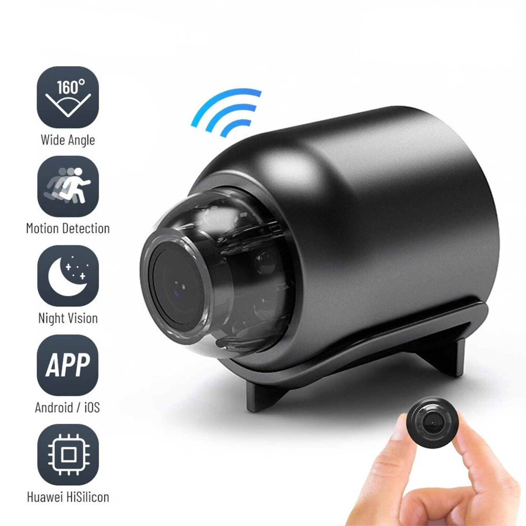 📷 Mini Cámara HD 1080P con Visión Nocturna – Seguridad y Discreción en Alta Definición! 🌙🔎 -Pide Y Paga En Casa + Envío Gratis.