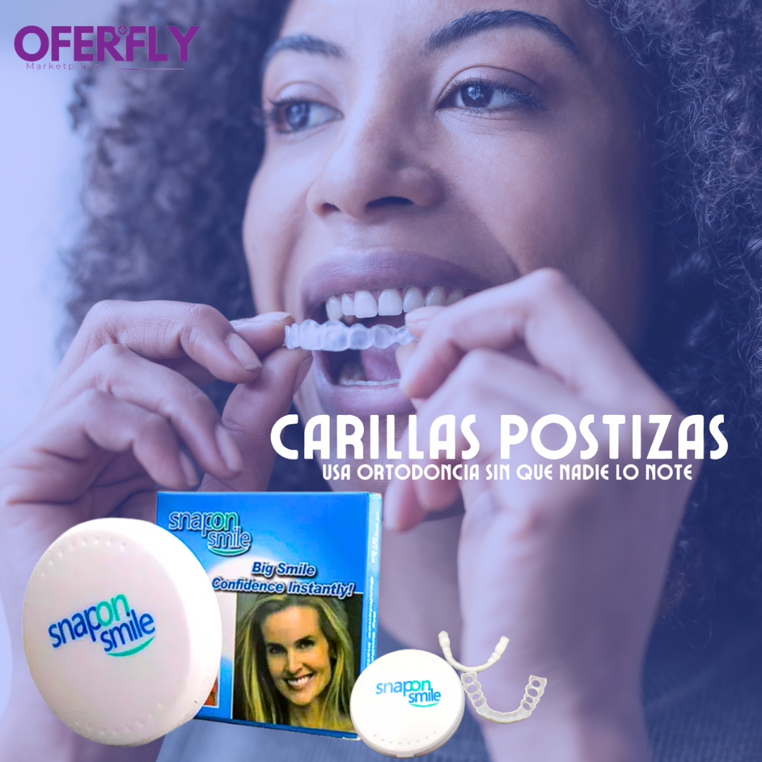 😁 Carillas Postizas Snap-On Smile – Sonríe con Confianza al Instante! ✨🦷-Pide Y Paga En Casa + Envío Gratis.